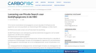 
                            5. Lancering van Private Search voor bedrijfsgegevens in de KBO |