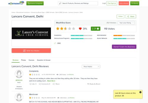 
                            13. LANCERS CONVENT - DELHI Reviews, Schools, Private School ...