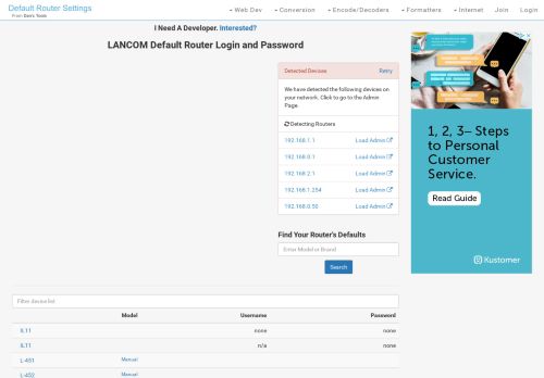 
                            9. LANCOM Default Router Login and Password - Clean CSS