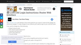 
                            10. LANCOM Login: How to Access the Router Settings | RouterReset