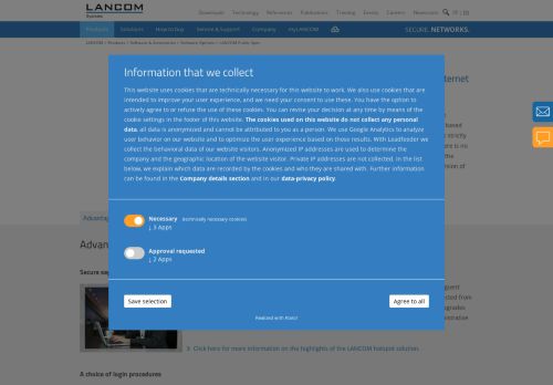 
                            1. LANCOM Public Spot - LANCOM Systems GmbH