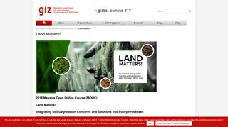 
                            4. Land Matters! | GIZ Global Campus 21