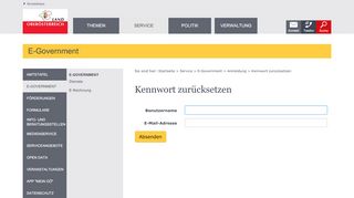 
                            7. Land Oberösterreich - Portal - Kennwort vergessen