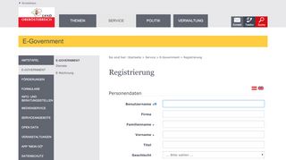 
                            4. Land Oberösterreich - Registrierung