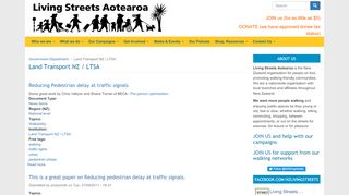 
                            13. Land Transport NZ / LTSA | Living Streets Aotearoa Inc