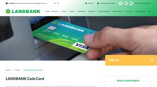 
                            7. LANDBANK Cash Card | Land Bank of the Philippines