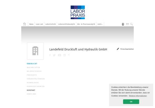 
                            11. Landefeld Druckluft und Hydraulik GmbH in Kassel - LABORPRAXIS