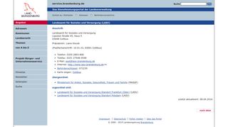 
                            9. Landesamt für Soziales und Versorgung | service.brandenburg.de