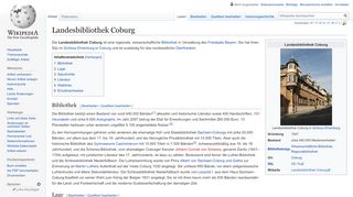 
                            3. Landesbibliothek Coburg – Wikipedia