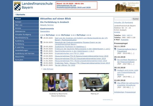 
                            7. Landesfinanzschule Bayern: Startseite