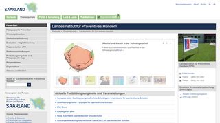 
                            2. Landesinstitut für Präventives Handeln | Saarland.de