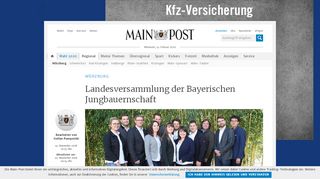 
                            4. Landesversammlung der Bayerischen Jungbauernschaft - Main-Post
