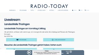 
                            3. ▷▷ LandesWelle Thüringen : Radio - Livestreams - Webradio ...