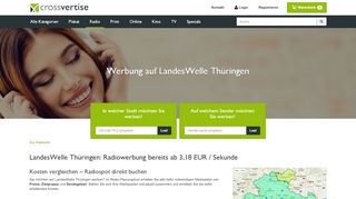 
                            8. LandesWelle Thüringen - Radiowerbung direkt planen und buchen