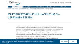 
                            4. Landeswohlfahrtsverband Hessen: Schulung DV-Verfahren