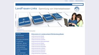 
                            9. LandFrauen-Links - Ortsvereine im Landesverband Württemberg-Baden