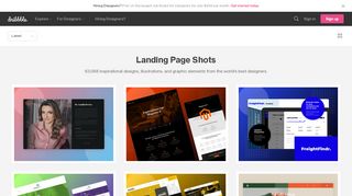 
                            11. Landing Page Designs on Dribbble