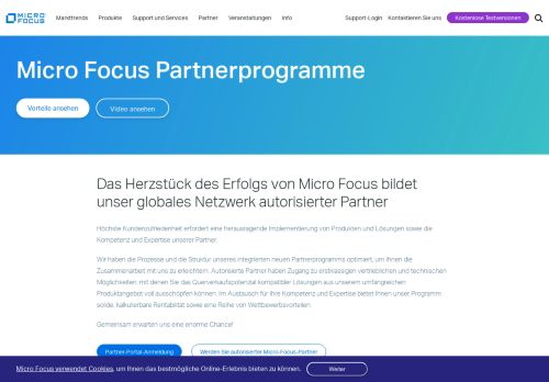 
                            10. Landing Page für Partner | Micro Focus