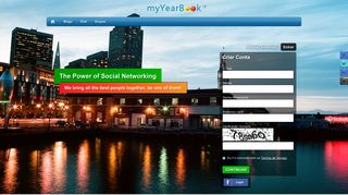 
                            10. Landing Page - MyYearBook Brasil - Rede Social