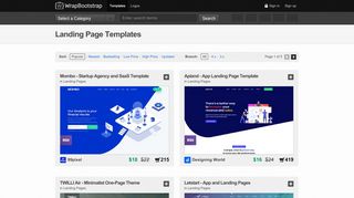 
                            8. Landing Page Templates | WrapBootstrap