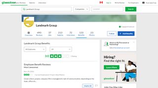 
                            13. Landmark Group Employee Benefits and Perks | Glassdoor.ca