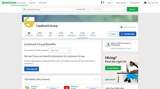 
                            8. Landmark Group Employee Benefits and Perks | Glassdoor.ie