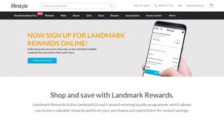 
                            7. Landmark Rewards - Online Shopping at Lifestyle