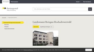 
                            2. Landratsamt Breisgau-Hochschwarzwald - Serviceportal Baden ...