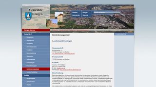 
                            10. Landratsamt Esslingen - Gemeinde Köngen