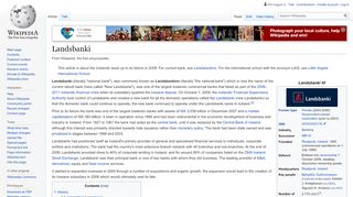 
                            12. Landsbanki - Wikipedia