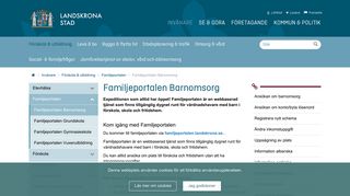 
                            4. Landskrona stad - Familjeportalen Barnomsorg