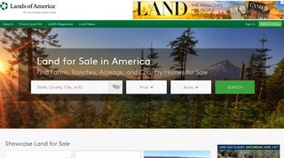 
                            2. LandsofAmerica.com: Land, Farms & Ranches for Sale