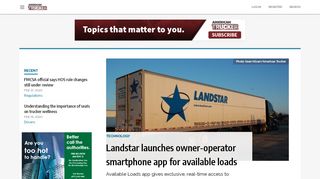 
                            12. Landstar launches Available Loads app exclusively for owner ...