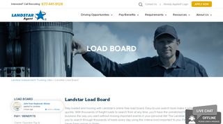 
                            3. Landstar Load Board: Search for Available Loads