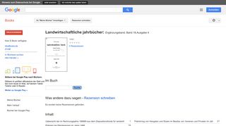 
                            10. Landwirtschaftliche jahrbücher: Ergänzungsband - Google Books-Ergebnisseite