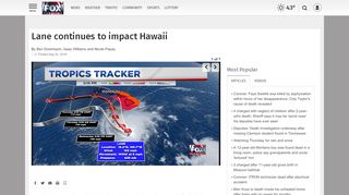 
                            11. Lane continues to impact Hawaii | Weather | foxcarolina.com