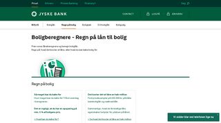 
                            6. Låneberegnere til bolig - Beregn boliglån - Jyske Bank