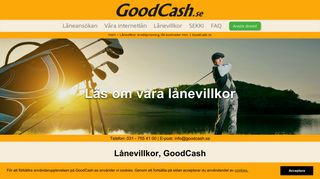 
                            3. Lånevillkor: kreditprövning, lån kostnader mm. | GoodCash.se