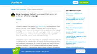 
                            10. Lang-8: probably the best resource on the internet for writing in ...