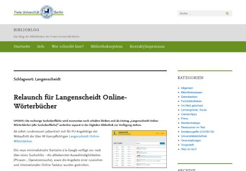 
                            13. Langenscheidt – biblioblog - Blogs@FU-Berlin - Freie Universität Berlin