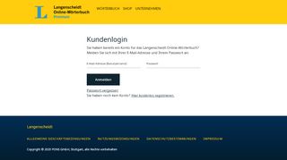 
                            3. Langenscheidt Online-Wörterbücher - Langenscheidt Online Wörterbuch