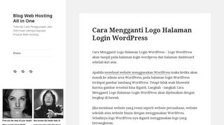 
                            11. Langkah Cara Mengganti Logo Halaman Login Wordpress