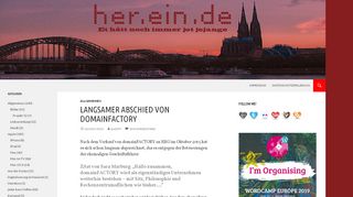 
                            13. Langsamer Abschied von domainFACTORY | her.ein.de