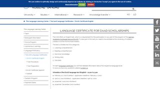 
                            10. Language Certificate for DAAD scholarships — University of Koblenz ...