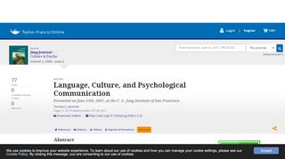 
                            9. Language, Culture, and Psychological Communication: Presented on ...