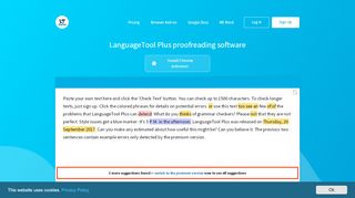 
                            1. LanguageTool Plus - Checks text fast and easy. Grammar, style ...