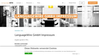 
                            6. LanguageWire GmbH Impressum