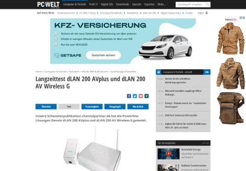 
                            9. Langzeittest dLAN 200 AVplus und dLAN 200 AV Wireless G - PC-WELT