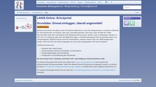 
                            5. LANiS-Online: Schulportal - Hessischer Bildungsserver