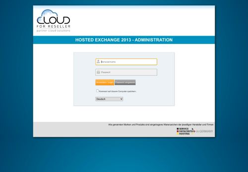 
                            3. LANSOL - GmbH - Hosted Exchange 2013 - Administration - Sign In